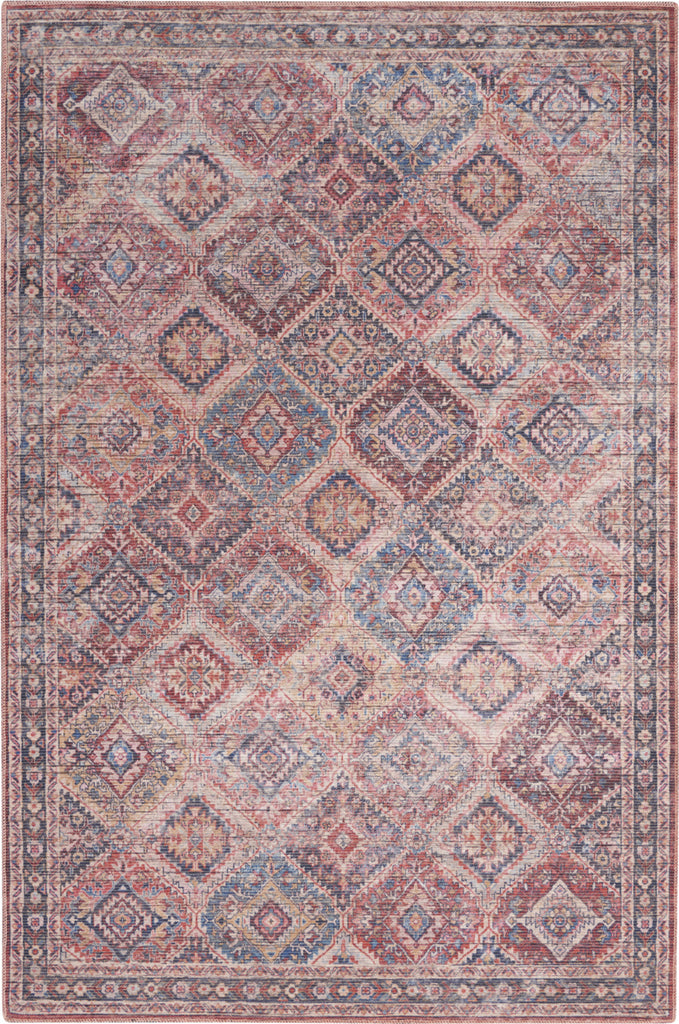 Nourison Machine Washable Series 1 SR103 Multicolor Area Rug by Nicole Curtis Corner Image