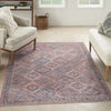 Nourison Machine Washable Series 1 SR103 Multicolor Area Rug by Nicole Curtis Room Image Feature