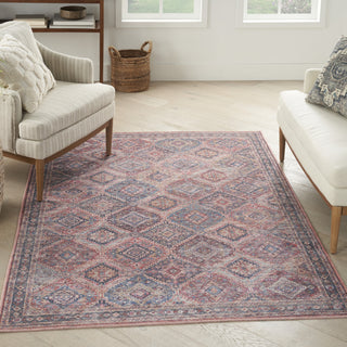 Nourison Machine Washable Series 1 SR103 Multicolor Area Rug by Nicole Curtis Room Image Feature