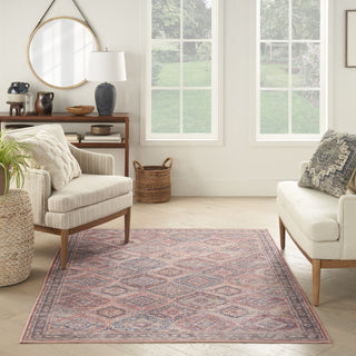 Nourison Machine Washable Series 1 SR103 Multicolor Area Rug by Nicole Curtis Room Image Feature