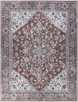 Nourison Machine Washable Series 1 SR104 Brick Ivory Area Rug by Nicole Curtis Main Image