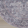 Nourison Machine Washable Series 1 SR104 Grey Area Rug by Nicole Curtis Detail Image