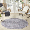 Nourison Machine Washable Series 1 SR104 Grey Area Rug by Nicole Curtis Room Image Feature