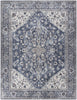 Nourison Machine Washable Series 1 SR104 Navy Ivory Area Rug by Nicole Curtis Main Image