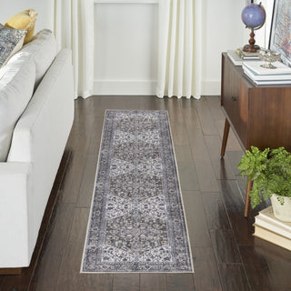 Nourison Machine Washable Series 1 SR104 Olive Ivory Area Rug by Nicole Curtis Corner Image