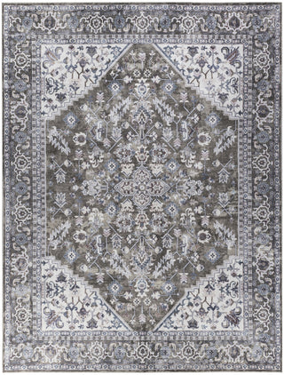 Nourison Machine Washable Series 1 SR104 Olive Ivory Area Rug by Nicole Curtis Main Image
