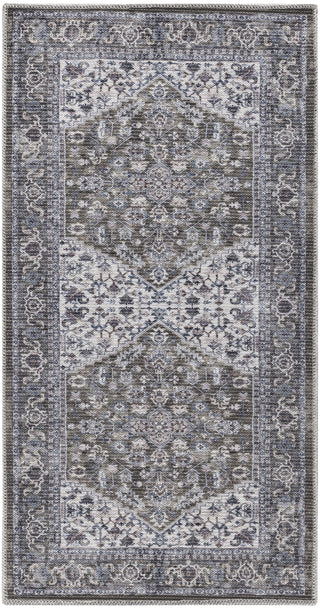 Nourison Machine Washable Series 1 SR104 Olive Ivory Area Rug by Nicole Curtis Main Image