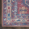 Nourison Machine Washable Series 1 SR105 Red/Navy Area Rug by Nicole Curtis Detail Image