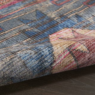 Nourison Machine Washable Series 1 SR106 Multicolor Area Rug by Nicole Curtis Corner Image