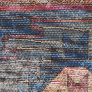Nourison Machine Washable Series 1 SR106 Multicolor Area Rug by Nicole Curtis Swatch Image