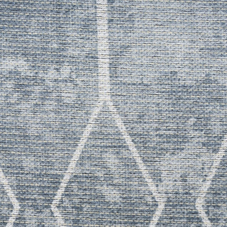 Nourison Machine Washable Series 1 SR107 Blue Grey Area Rug by Nicole Curtis Swatch Image