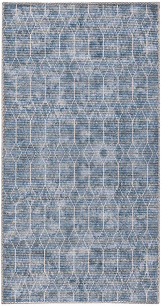 Nourison Machine Washable Series 1 SR107 Blue Grey Area Rug by Nicole Curtis Main Image