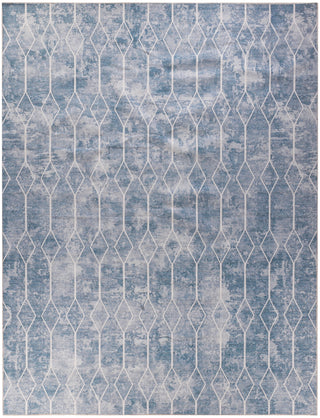Nourison Machine Washable Series 1 SR107 Blue Grey Area Rug by Nicole Curtis Main Image
