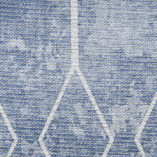 Nourison Machine Washable Series 1 SR107 Blue Area Rug by Nicole Curtis Swatch Image