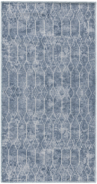 Nourison Machine Washable Series 1 SR107 Blue Area Rug by Nicole Curtis Main Image