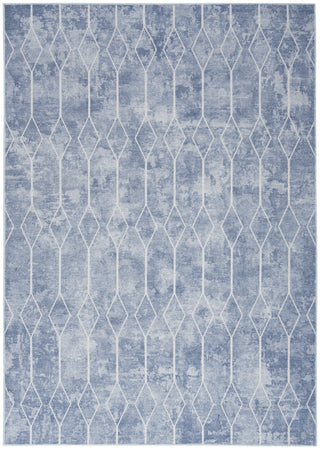 Nourison Machine Washable Series 1 SR107 Blue Area Rug by Nicole Curtis Main Image