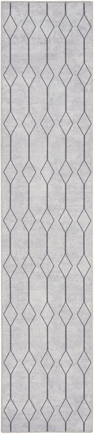 Nourison Machine Washable Series 1 SR107 Ivory/Grey Area Rug by Nicole Curtis Main Image
