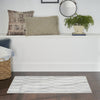 Nourison Machine Washable Series 1 SR107 Ivory/Grey Area Rug by Nicole Curtis Corner Image