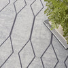 Nourison Machine Washable Series 1 SR107 Ivory/Grey Area Rug by Nicole Curtis Corner Image