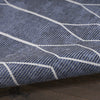 Nourison Machine Washable Series 1 SR107 Navy Area Rug by Nicole Curtis Corner Image