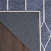 Nourison Machine Washable Series 1 SR107 Navy Area Rug by Nicole Curtis Corner Image