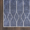 Nourison Machine Washable Series 1 SR107 Navy Area Rug by Nicole Curtis Detail Image