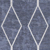 Nourison Machine Washable Series 1 SR107 Navy Area Rug by Nicole Curtis Swatch Image