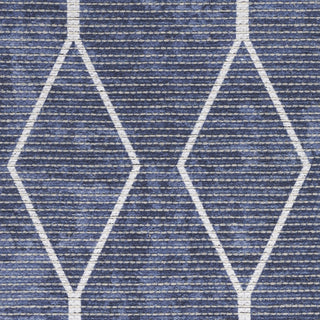 Nourison Machine Washable Series 1 SR107 Navy Area Rug by Nicole Curtis Swatch Image