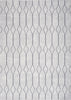 Nourison Machine Washable Series 1 SR107 Ivory/Grey Area Rug by Nicole Curtis Corner Image