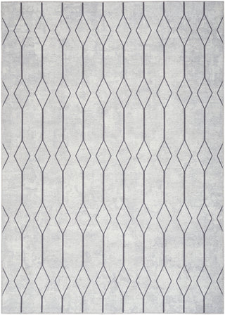 Nourison Machine Washable Series 1 SR107 Ivory/Grey Area Rug by Nicole Curtis main image