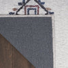 Nourison Machine Washable Series 1 SR108 Ivory/Multi Area Rug by Nicole Curtis Corner Image