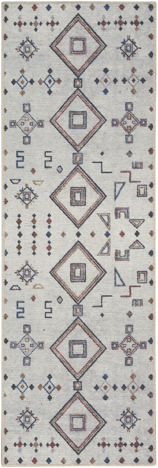 Nourison Machine Washable Series 1 SR108 Ivory/Multi Area Rug by Nicole Curtis Main Image