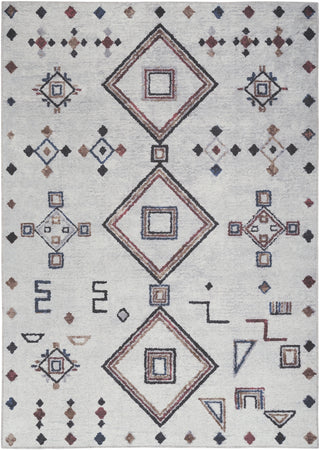 Nourison Machine Washable Series 1 SR108 Ivory/Multi Area Rug by Nicole Curtis main image