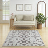 Nourison Machine Washable Series 1 SR108 Ivory/Multi Area Rug by Nicole Curtis Room Image Feature