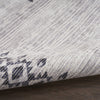 Nourison Machine Washable Series 1 SR109 Ivory/Charcoal Area Rug by Nicole Curtis Corner Image