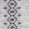 Nourison Machine Washable Series 1 SR109 Ivory/Charcoal Area Rug by Nicole Curtis Swatch Image