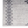 Nourison Machine Washable Series 1 SR109 Ivory/Charcoal Area Rug by Nicole Curtis Texture Image