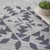 Nourison Machine Washable Series 1 SR109 Ivory/Charcoal Area Rug by Nicole Curtis Corner Image