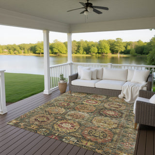 Dalyn Silk Road SR11 Fern Area Rug Outdoor Lifestyle Image Feature