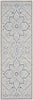 Nourison Machine Washable Series 1 SR110 Ivory Blue Area Rug by Nicole Curtis Main Image