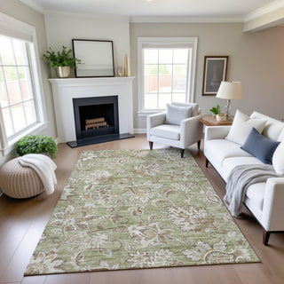 Dalyn Silk Road SR2 Aloe Area Rug Lifestyle Image Feature
