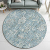 Dalyn Silk Road SR2 Baltic Area Rug Round Lifestyle Image Feature