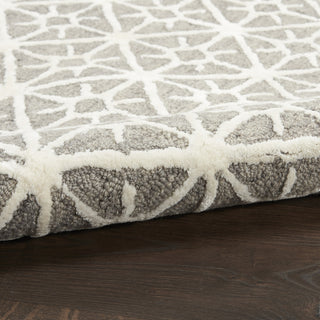Nourison Series 2 SR201 Grey Area Rug Corner Image