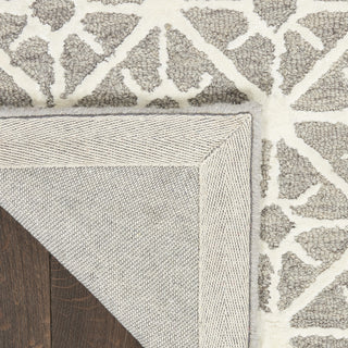 Nourison Series 2 SR201 Grey Area Rug Corner Image
