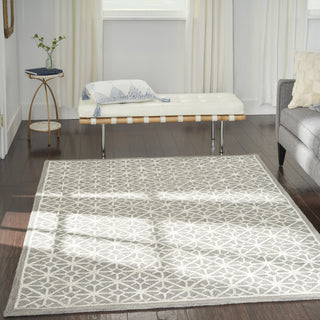 Nourison Series 2 SR201 Grey Area Rug Corner Image