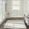 Nourison Series 2 SR201 Grey Area Rug Room Image Feature
