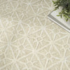 Nourison Series 2 SR201 Ivory Area Rug by Nicole Curtis Corner Image