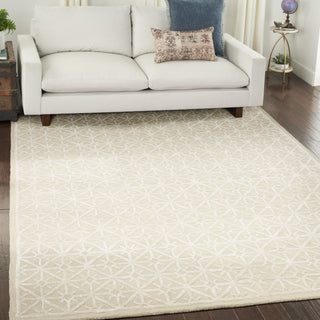 Nourison Series 2 SR201 Ivory Area Rug by Nicole Curtis Corner Image