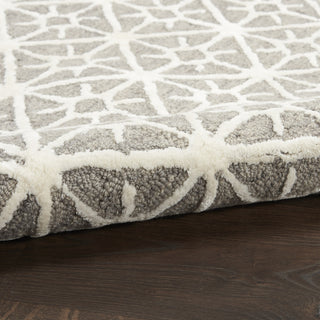 Nourison Series 2 SR201 Grey Area Rug Corner Image
