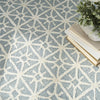 Nourison Series 2 SR201 Light Blue Area Rug Corner Image